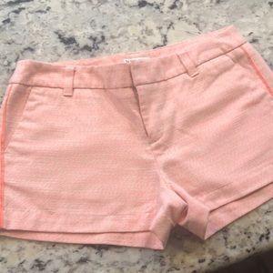 Bright orange shorts